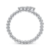 Thumbnail Image 2 of Diamond Flex Ring 1/5 ct tw 10K White Gold & Titanium