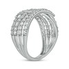 Thumbnail Image 2 of Diamond Bypass Multi-Row Ring 1 ct tw 10K White Gold