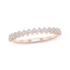 Thumbnail Image 1 of Now + Forever Diamond Two-Row Anniversary Ring 1/4 ct tw 10K Rose Gold