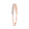 Thumbnail Image 2 of Now + Forever Diamond Two-Row Anniversary Ring 1/4 ct tw 10K Rose Gold