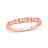 Thumbnail Image 1 of Now + Forever Lab-Grown Diamonds &quot;X&quot; Anniversary Ring 1/20 ct tw 10K Rose Gold