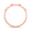 Thumbnail Image 2 of Now + Forever Lab-Grown Diamonds &quot;X&quot; Anniversary Ring 1/20 ct tw 10K Rose Gold