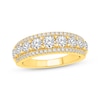 Thumbnail Image 1 of Now + Forever Lab-Grown Diamonds Graduated Anniversary Ring 1-1/4 ct tw 14K Yellow Gold