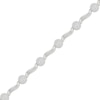 Thumbnail Image 2 of KAY Lab-Grown Diamonds Wavy Link Bracelet 1 ct tw 10K White Gold 7&quot;