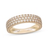 Thumbnail Image 1 of Neil Lane Artistry Lab-Grown Diamond Three-Row Anniversary Ring 1 ct tw 14K Yellow Gold