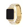 Thumbnail Image 2 of COACH Gold-Tone Crystal Apple Watch Strap 14700258