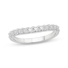 Thumbnail Image 1 of Now + Forever Lab-Grown Diamonds Contour Anniversary Ring 1/2 ct tw 14K White Gold