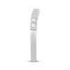Thumbnail Image 2 of Now + Forever Lab-Grown Diamonds Contour Anniversary Ring 1/2 ct tw 14K White Gold