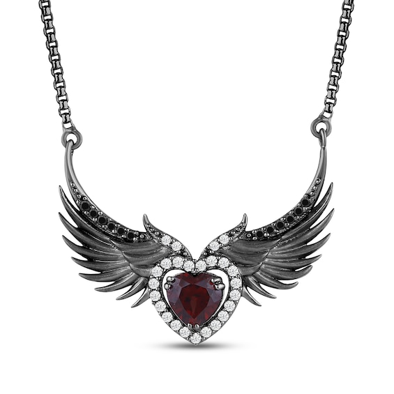 Sterling Silver White Ice Garnet Necklace Sterling Silver White Ice Garnet Necklace