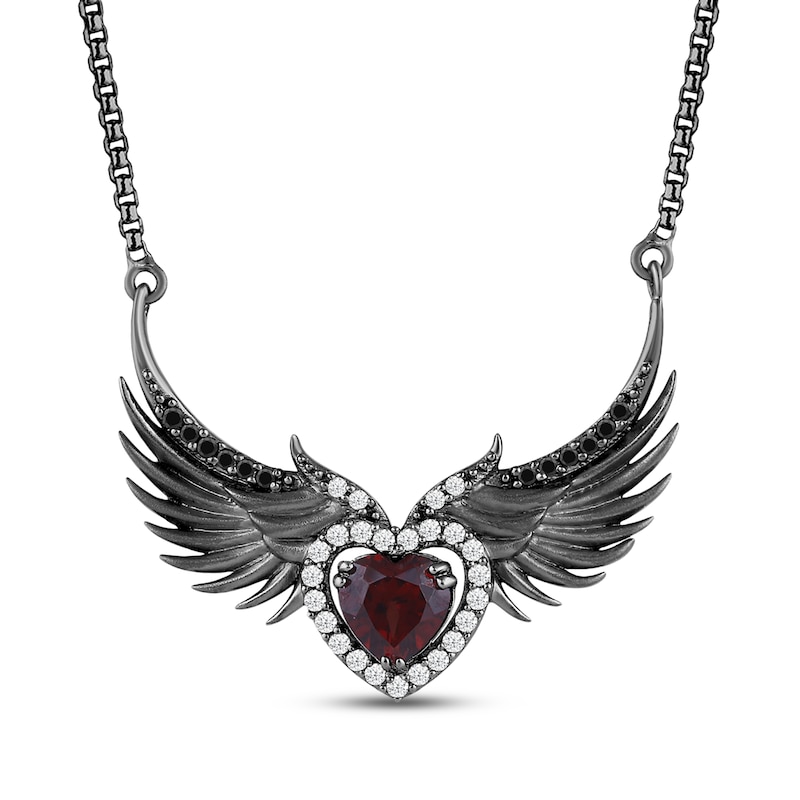 Sterling Silver Gemstone Winged Necklaces Sterling Silver Gemstone Winged Necklaces
