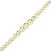 Thumbnail Image 2 of Graduated Disc Bracelet 18K Yellow Gold-Plated Sterling Silver 7.25"