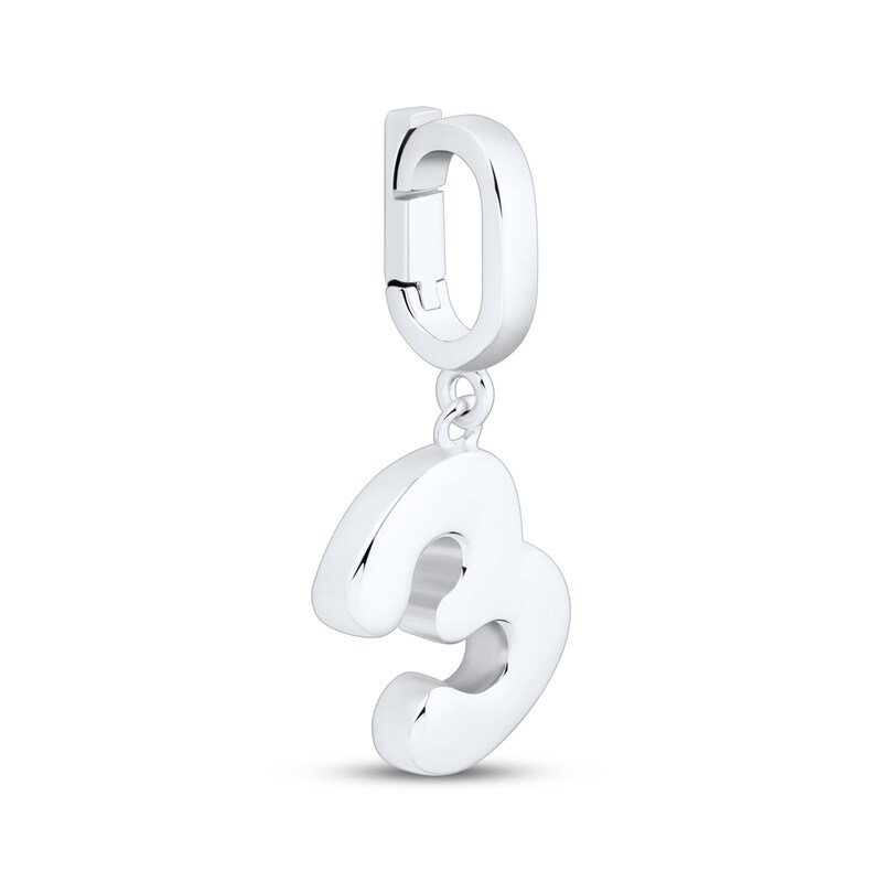 Main Image 2 of Charmed Memories Number 3 Charm Sterling Silver
