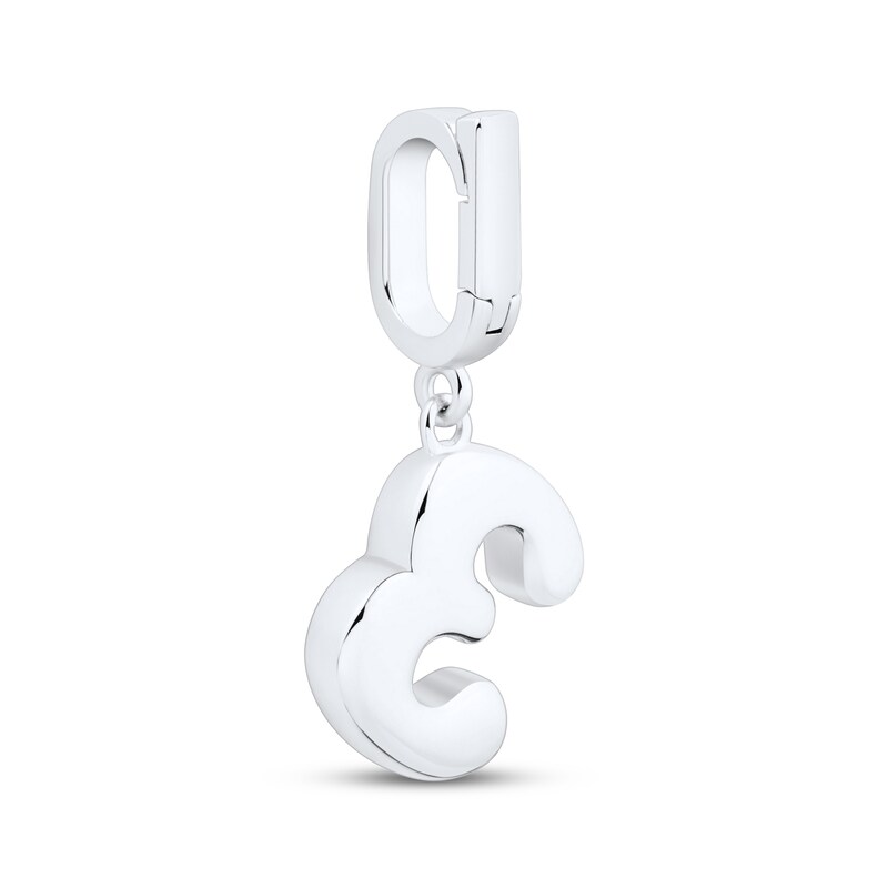 Main Image 3 of Charmed Memories Number 3 Charm Sterling Silver