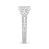 Thumbnail Image 2 of Memories Moments Magic Oval-Cut Lab-Grown Diamond Three-Stone Engagement Ring 2-5/8 ct tw 14K White Gold