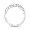 Thumbnail Image 3 of Now + Forever Lab-Grown Diamonds Two-Row Chevron Anniversary Ring 3/4 ct tw 14K White Gold
