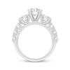 Thumbnail Image 3 of Memories Moments Magic Lab-Grown Diamonds Round-Cut Three-Stone Engagement Ring 3-3/4 ct tw 14K White Gold