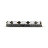 Thumbnail Image 3 of Now + Forever Black & White Diamond Two-Row Anniversary Ring 3/8 ct tw 10K Yellow Gold