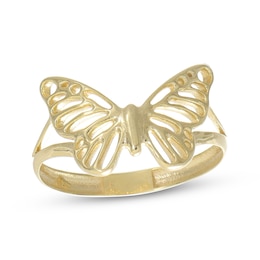 Butterfly Ring 10K Yellow Gold