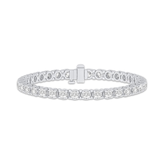 KAY Lab-Grown Diamonds Men's Tennis Bracelet 10 ct tw Sterling Silver 8.5"