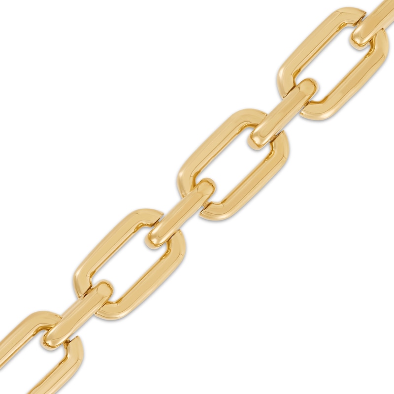 Main Image 2 of STUDIO BY KAY Chunky Link Bracelet 24K Yellow Gold Vermeil Hollow Sterling Silver 7.75"