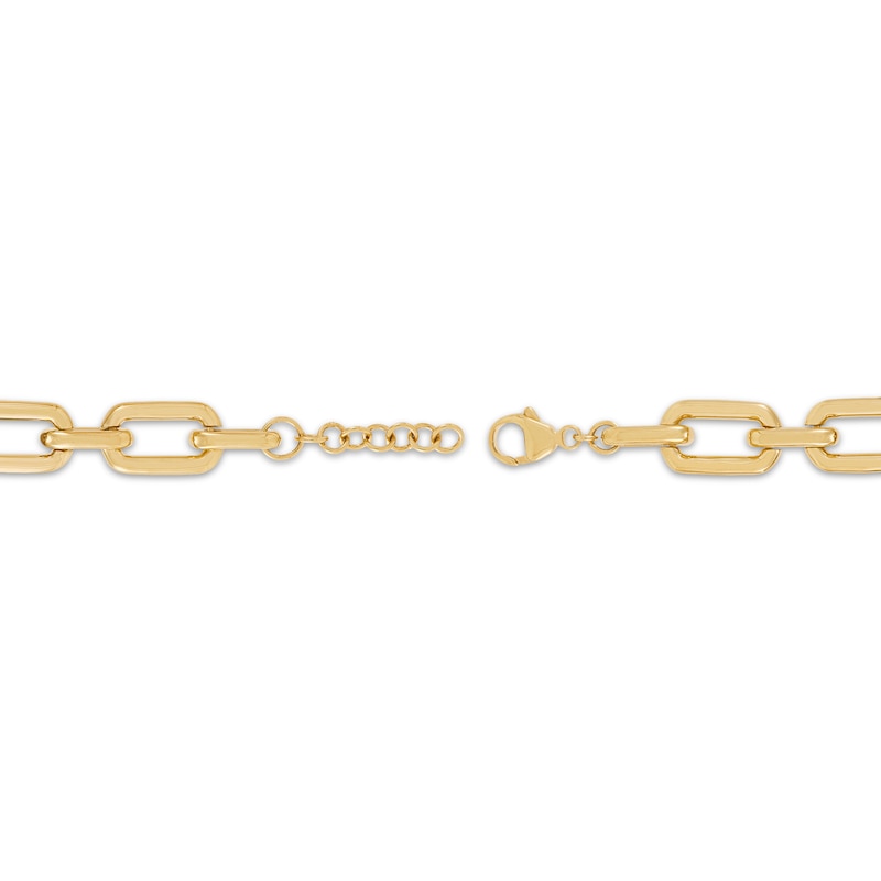 Main Image 3 of STUDIO BY KAY Chunky Link Bracelet 24K Yellow Gold Vermeil Hollow Sterling Silver 7.75"