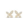 Thumbnail Image 2 of Monique Lhuillier Bliss Lab-Grown Diamond Butterfly Stud Earrings 1/4 ct tw 24K Yellow Gold Vermeil Sterling Silver