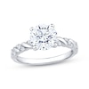 Thumbnail Image 1 of Now + Forever Lab-Grown Diamonds Round-Cut Twist Shank Engagement Ring 2-1/15 ct tw 14K White Gold