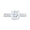Thumbnail Image 3 of Now + Forever Lab-Grown Diamonds Round-Cut Twist Shank Engagement Ring 2-1/15 ct tw 14K White Gold