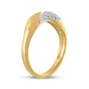 Thumbnail Image 2 of STUDIO BY KAY Lab-Grown Diamond Swirl Fashion Ring 1/5 ct tw 24K Yellow Gold Vermeil Sterling Silver