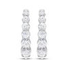 Thumbnail Image 2 of KAY Lab-Grown Diamonds Graduated Hoop Earrings 4 ct tw 10K White Gold