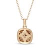 Thumbnail Image 3 of Neil Lane Desert Diamonds Cushion-Shaped Scatter Drop Necklace 3/8 ct tw 10K Yellow Gold 18"