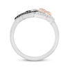 Thumbnail Image 3 of Disney Treasures Mickey & Minnie Mouse Diamond Ring 1/4 ct tw Sterling Silver & 10K Rose Gold