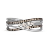 Thumbnail Image 4 of Le Vian Desert Diamonds Crossover Ring 1/3 ct tw 14K Vanilla Gold