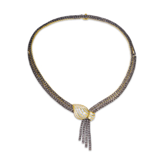 Le Vian Couture Diamond Tassel Necklace 44-1/2 ct tw 18K Honey Gold 16.5"