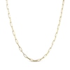 Thumbnail Image 2 of STUDIO BY KAY 2mm Paperclip Chain Necklace Solid 24K Yellow Gold Vermeil Sterling Silver 18"
