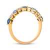 Thumbnail Image 3 of Le Vian Montana Sapphire Ombré Ring 1/5 ct tw Diamonds 14K Honey Gold