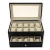 Thumbnail Image 1 of Black Wood Watch Box with Glass Top