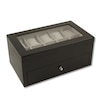 Thumbnail Image 2 of Black Wood Watch Box with Glass Top