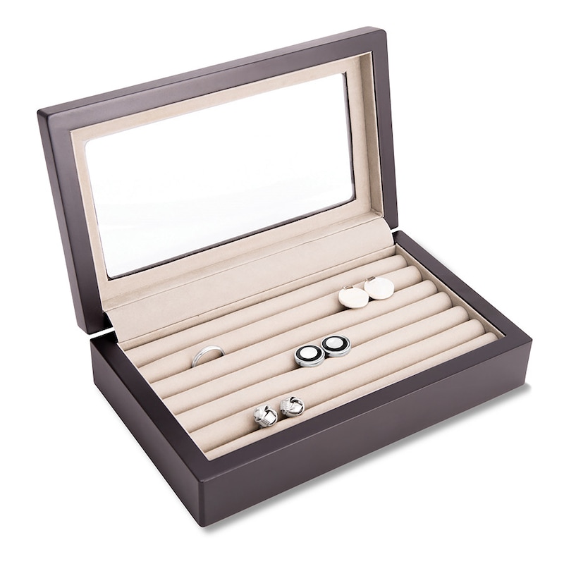 Main Image 1 of Wooden Jewelry Box with Rosewood Finish