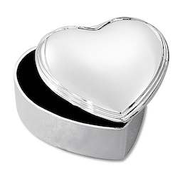 Pewter Heart Jewelry Box