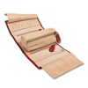 Thumbnail Image 2 of Jewelry Roll Travel Case Red Leather