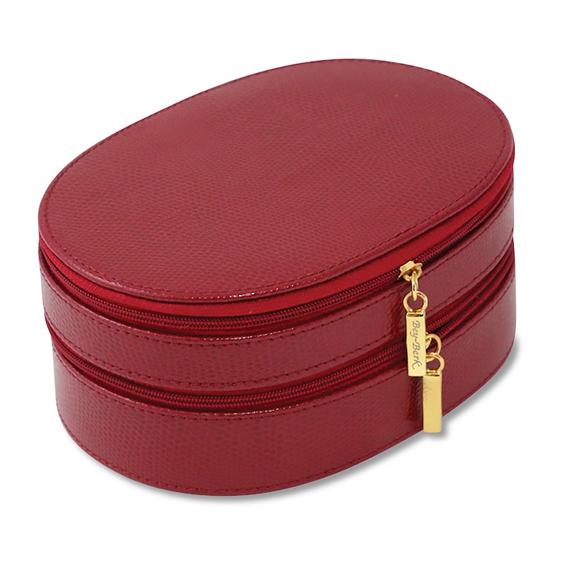 Main Image 1 of Jewelry Case Red Leather