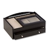 Thumbnail Image 2 of Black Wood Dresser Valet with Charging Station