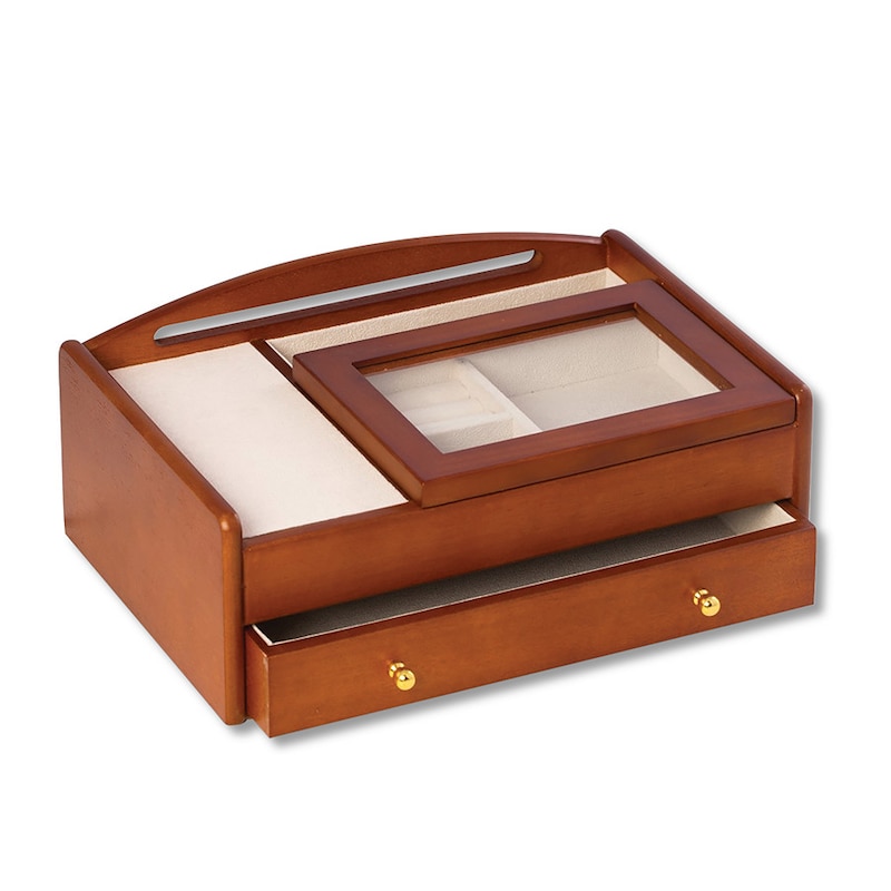Main Image 2 of Wood Dresser Valet with Charging Station