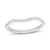 Thumbnail Image 0 of Monique Lhuillier Bliss Diamond Contoured Wedding Band 1/5 ct tw 14K White Gold