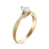 Thumbnail Image 1 of Marquise-Cut Diamond Twist Engagement Ring 1/2 ct tw 14K Yellow Gold