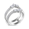 THE LEO Diamond Round-Cut Enhancer Ring 1 ct tw 14K White Gold
