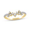 Thumbnail Image 1 of Round-Cut Diamond Scatter Anniversary Band 1/3 ct tw 14K Yellow Gold