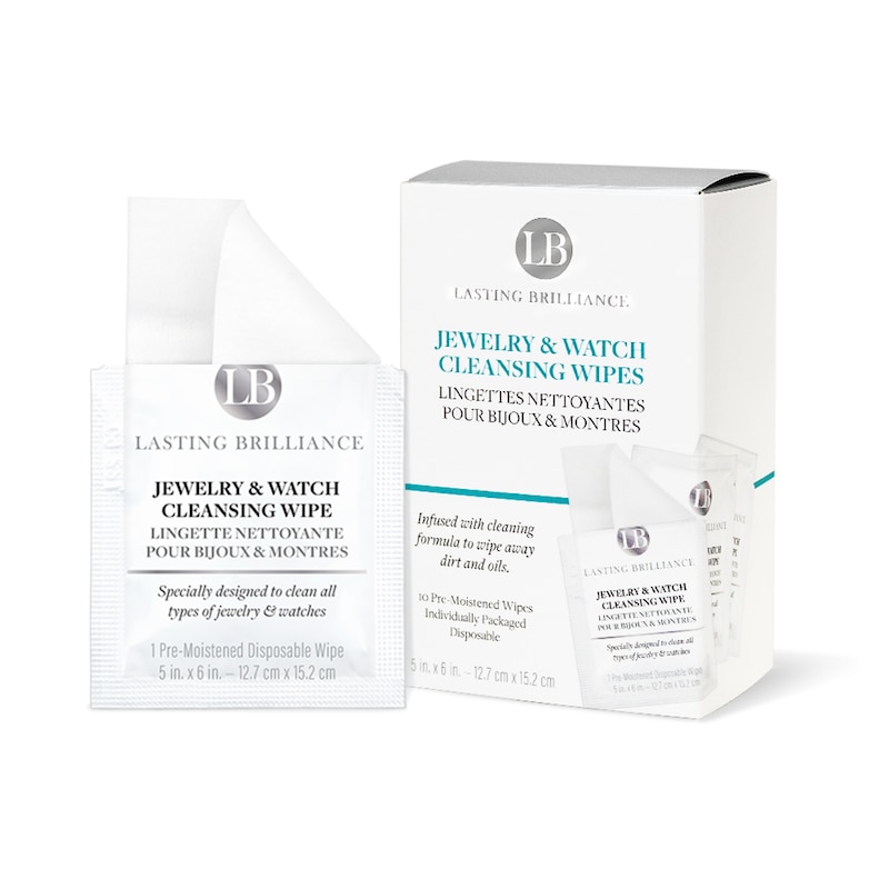 Main Image 2 of Lasting Brilliance Jewelry and Watch Cleansing Wipes – 10 Pack