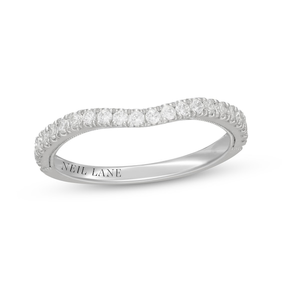 Neil Lane Diamond Contour Wedding Band 1/3 ct tw 14K White Gold